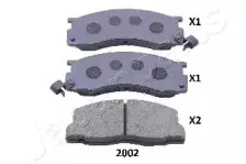 Комплект тормозных колодок, дисковый тормоз JAPANPARTS купить
