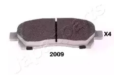 Комплект тормозных колодок, дисковый тормоз JAPANPARTS купить