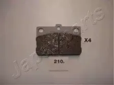 Комплект тормозных колодок, дисковый тормоз JAPANPARTS купить