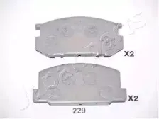 Комплект тормозных колодок, дисковый тормоз JAPANPARTS купить