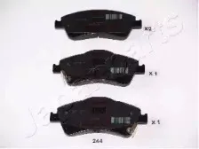 Комплект тормозных колодок, дисковый тормоз JAPANPARTS купить