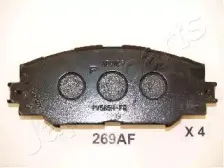 Комплект тормозных колодок, дисковый тормоз JAPANPARTS купить