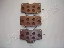 Комплект тормозных колодок, дисковый тормоз JAPANPARTS купить