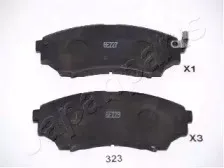 Комплект тормозных колодок, дисковый тормоз JAPANPARTS купить