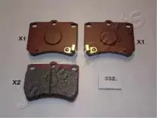 Комплект тормозных колодок, дисковый тормоз JAPANPARTS купить