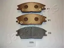 Комплект тормозных колодок, дисковый тормоз JAPANPARTS купить