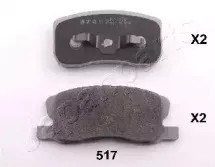 Комплект тормозных колодок, дисковый тормоз JAPANPARTS купить