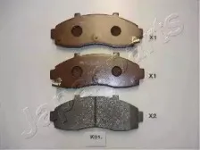 Комплект тормозных колодок, дисковый тормоз JAPANPARTS купить