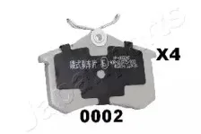 Комплект тормозных колодок, дисковый тормоз JAPANPARTS купить