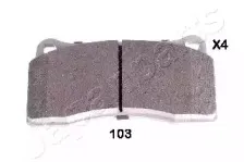 Комплект тормозных колодок, дисковый тормоз JAPANPARTS купить