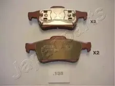 Комплект тормозных колодок, дисковый тормоз JAPANPARTS купить