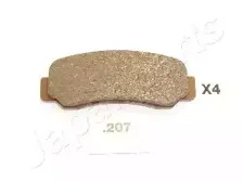 Комплект тормозных колодок, дисковый тормоз JAPANPARTS купить