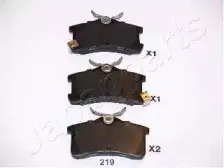 Комплект тормозных колодок, дисковый тормоз JAPANPARTS купить