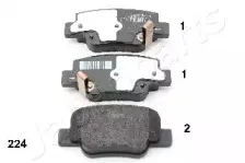 Комплект тормозных колодок, дисковый тормоз JAPANPARTS купить