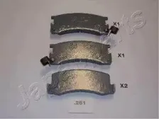 Комплект тормозных колодок, дисковый тормоз JAPANPARTS купить