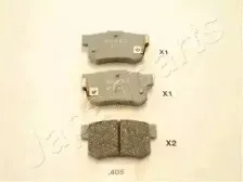 Комплект тормозных колодок, дисковый тормоз JAPANPARTS купить