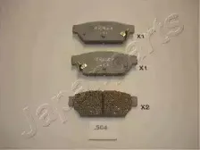 Комплект тормозных колодок, дисковый тормоз JAPANPARTS купить