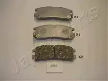 Комплект тормозных колодок, дисковый тормоз JAPANPARTS купить