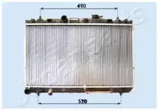 Радиатор, охлаждение двигателя JAPANPARTS купить