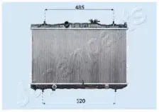 Радиатор, охлаждение двигателя JAPANPARTS купить