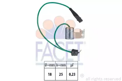 Конденсатор, система зажигания FACET купить
