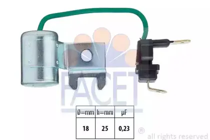 Конденсатор, система зажигания FACET купить
