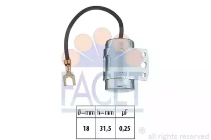 Конденсатор, система зажигания FACET купить
