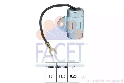 Конденсатор, система зажигания FACET купить