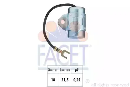 Конденсатор, система зажигания FACET купить