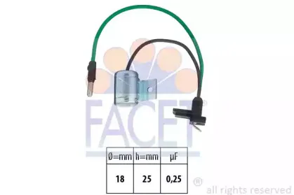 Конденсатор, система зажигания FACET купить