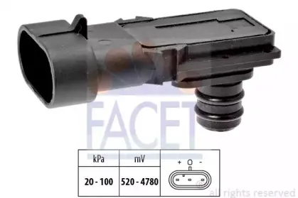 Датчик давления воздуха, высотный корректор FACET купить