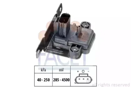 Датчик, давление выхлопных газов FACET купить