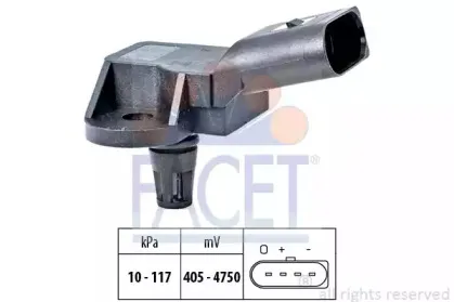 Датчик давления, усилитель тормозной системы FACET купить