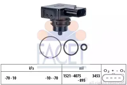 Датчик давления, усилитель тормозной системы FACET купить