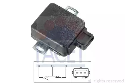 Датчик, положение дроссельной заслонки FACET купить