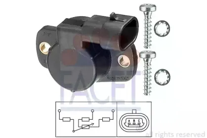 10.5093 FACET Датчик положення дросельної заслінки FACET купить