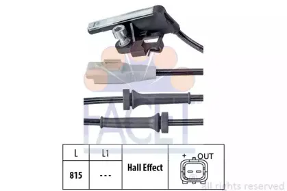 Датчик, частота вращения колеса FACET купить