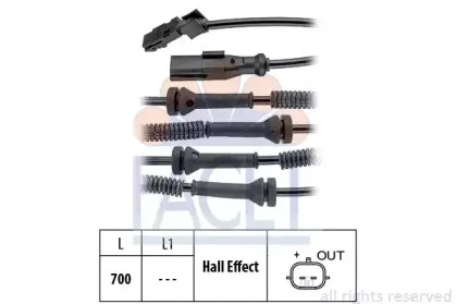 21.0146 FACET Датчик ABS FACET купить