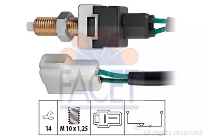 Выключатель фонаря сигнала торможения FACET купить