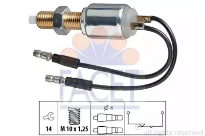 Выключатель фонаря сигнала торможения FACET купить