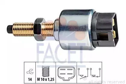 Выключатель фонаря сигнала торможения FACET купить