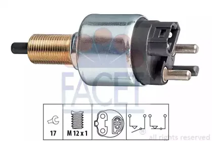 Выключатель фонаря сигнала торможения FACET купить