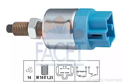 Выключатель фонаря сигнала торможения FACET купить