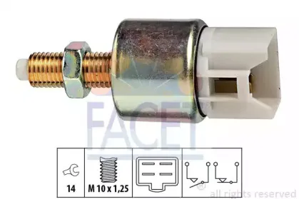 Выключатель фонаря сигнала торможения FACET купить