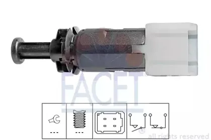 Выключатель фонаря сигнала торможения FACET купить