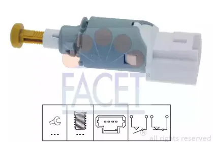 Выключатель фонаря сигнала торможения FACET купить