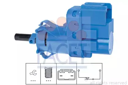 Выключатель фонаря сигнала торможения FACET купить
