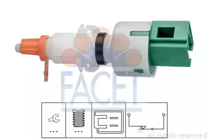 Выключатель, привод сцепления (Tempomat) FACET купить