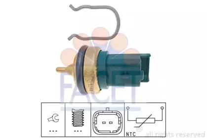 Датчик, температура охлаждающей жидкости FACET купить