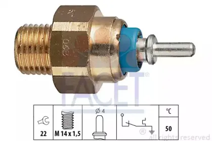 термовыключатель, сигнальная лампа охлаждающей жидкости FACET купить
